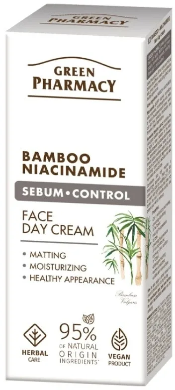 Farmacie verde Bamboo cremă de zi pentru față, niacinamidă ... Green Pharmacy — preț și oferte