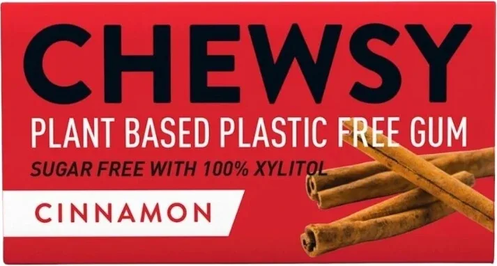 Gumă de mestecat Chewsy Cinnamon cu xilitol 10 bucăți — preț și oferte