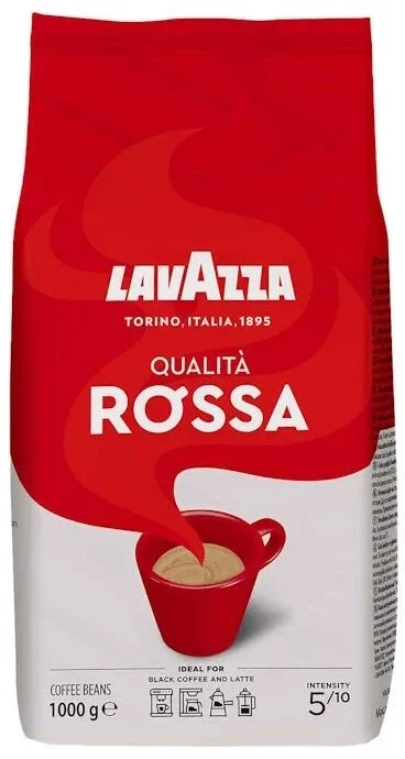 Lavazza Qualita Rossa boabe de cafea italiană 1 kg — preț și oferte