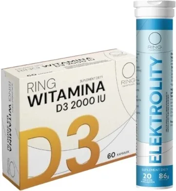Ring Vitamina D3 2000 UI + Ring Electroliți — preț și oferte