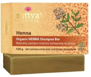 Sattva Organic Natural henna bar șampon 100 g