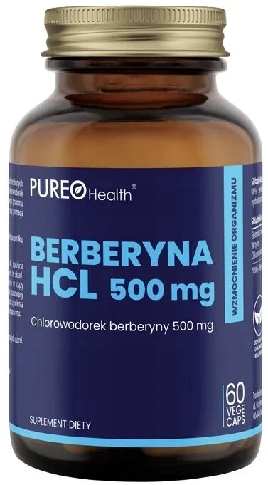 Pureo Health Berberine HCl 500 mg 60 capsule — preț și oferte