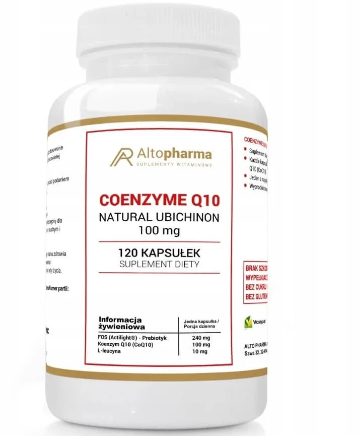 Altopharma Coenzima Q10 Ubiquinonă naturală 100mg 120 capsule. — preț și oferte
