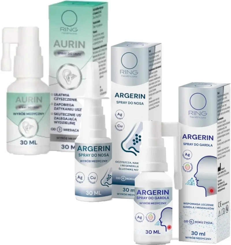 Spray pentru urechi Ring Aurin 30 ml + Spray nazal Ring Argerin ... — preț și oferte