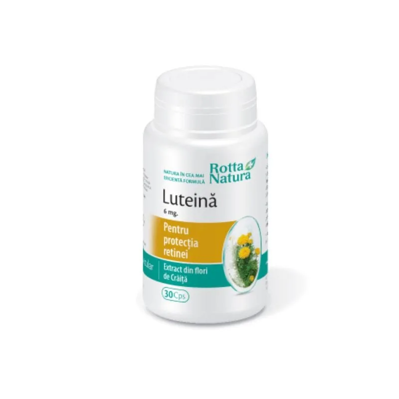 Luteina 6mg, 30 capsule, Rotta Natura — preț și oferte