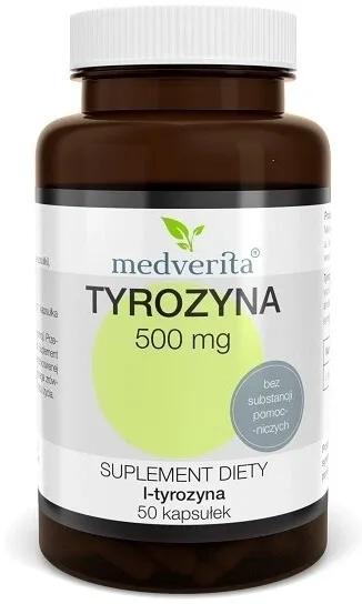 Medverita Tyrosine 500 mg 50 capsule — preț și oferte