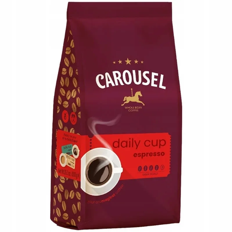 Carousel Daily Cup Expresso boabe de cafea 1 kg — preț și oferte