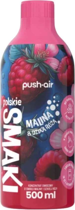 Dafi PushAir Concentrat de apă de zmeură și trandafir sălbatic 500 ml — preț și oferte