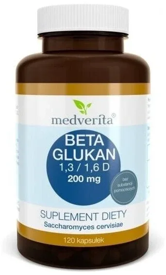 Medverita Beta Glucan 200 mg 120 capsule — preț și oferte