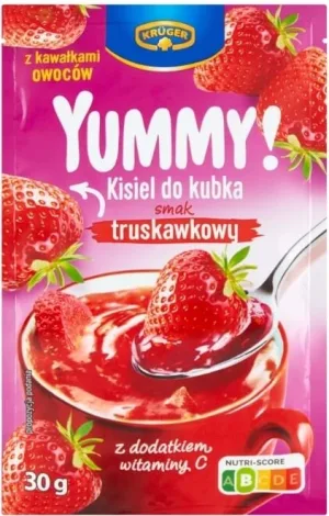 Kruger Yummy! Jeleu cu aromă de căpșuni 30g