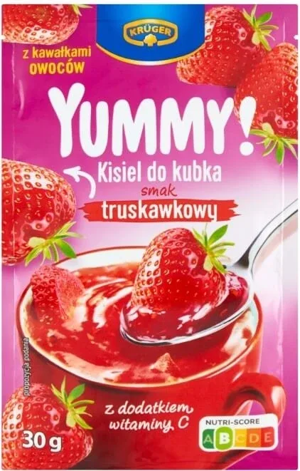 Kruger Yummy! Jeleu cu aromă de căpșuni 30g — preț și oferte