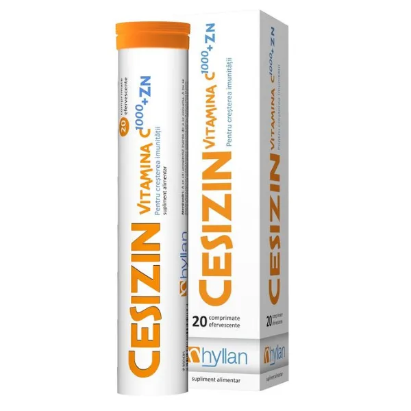 Cesizin, Hyllan Pharma | 20 comprimate efervescente — preț și oferte