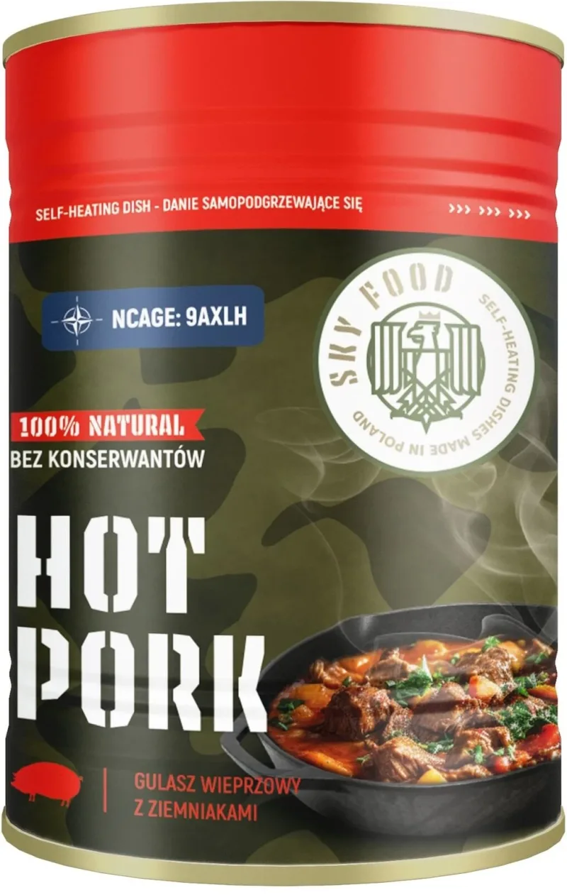 SKY FOOD Tocăniță fierbinte de porc cu cartofi 400 g — preț și oferte
