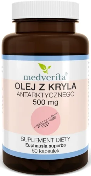 Medverita Antarctic Krill Oil 60 capsule.
