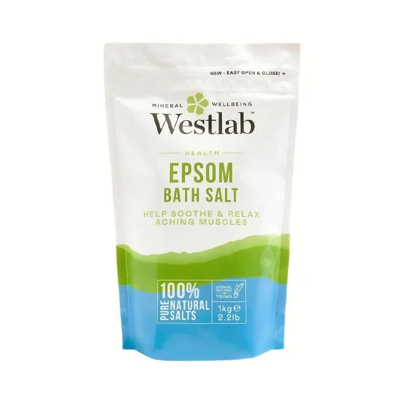 Westlab Epsom sare de baie răcoritoare 1 kg — preț și oferte