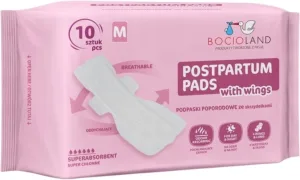 Bocioland Tampoane postnatale cu absorbție ridicată 10 buc. M
