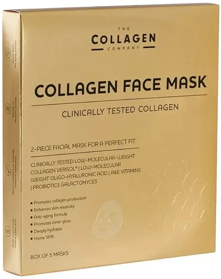The Collagen Company Măști de față cu colagen, 5 bucăți — preț și oferte