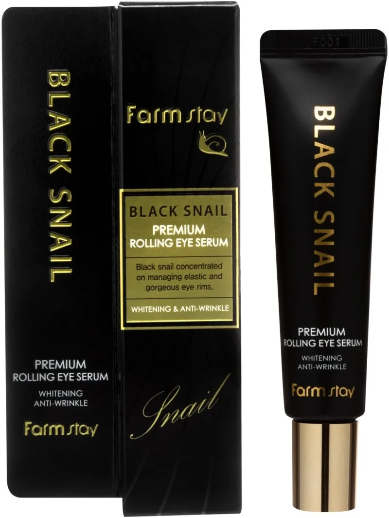 Farmstay Black Snail Premium Rolling Eye Serum 25 ml — preț și oferte