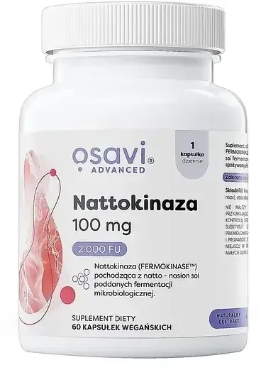 Osavi Nattokinase 100 mg 60 capsule vegan — preț și oferte