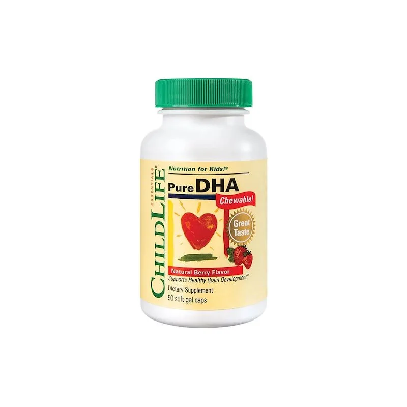 ChildLife Pure DHA | 90 capsule masticabile SECOM — preț și oferte
