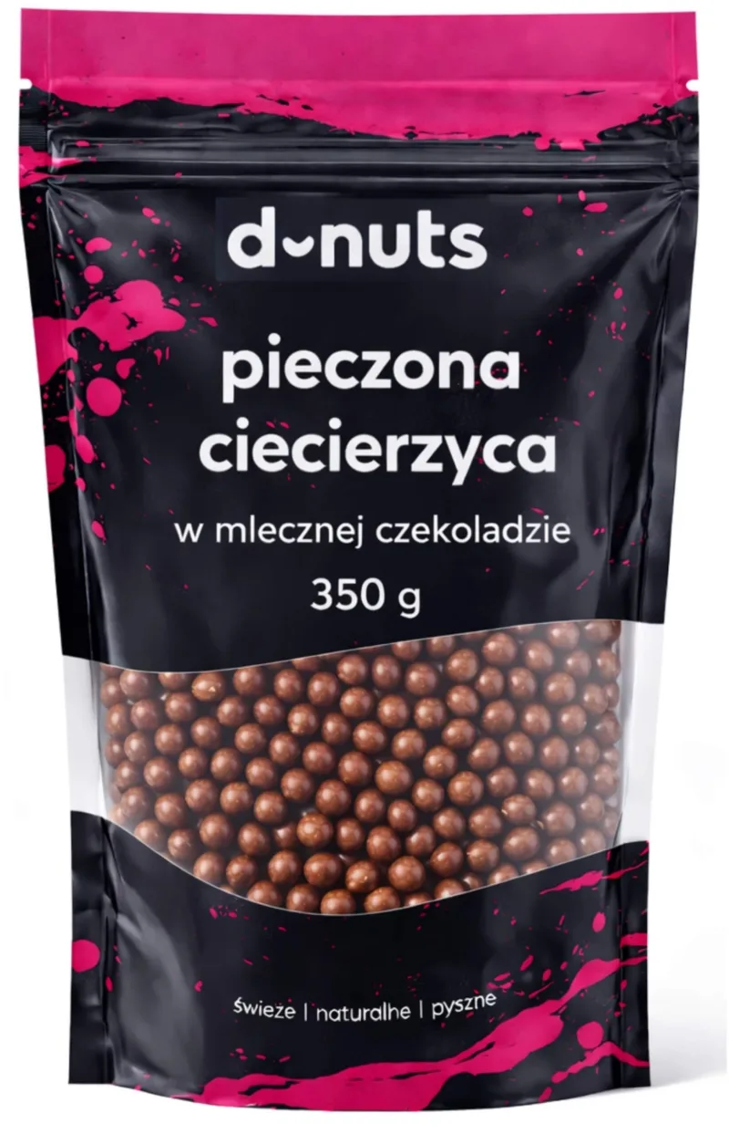 D-nuts Chickpeas prăjit în ciocolată cu lapte 350 g — preț și oferte