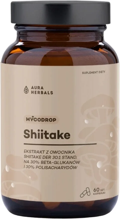 Mycodrop Shiitake 30:1 30% Beta-Glucan 60 capsule — preț și oferte