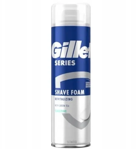 Gillette Sensitive Green Tea spumă de ras 200 ml — preț și oferte