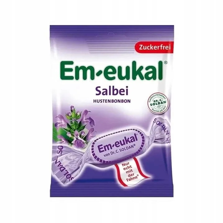 Em-Eukal Bomboane de salvie fără zahăr 75 g — preț și oferte