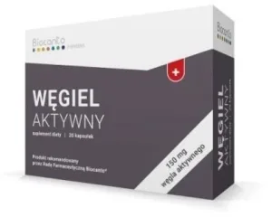 Biocanto cărbune activ 20 capsule