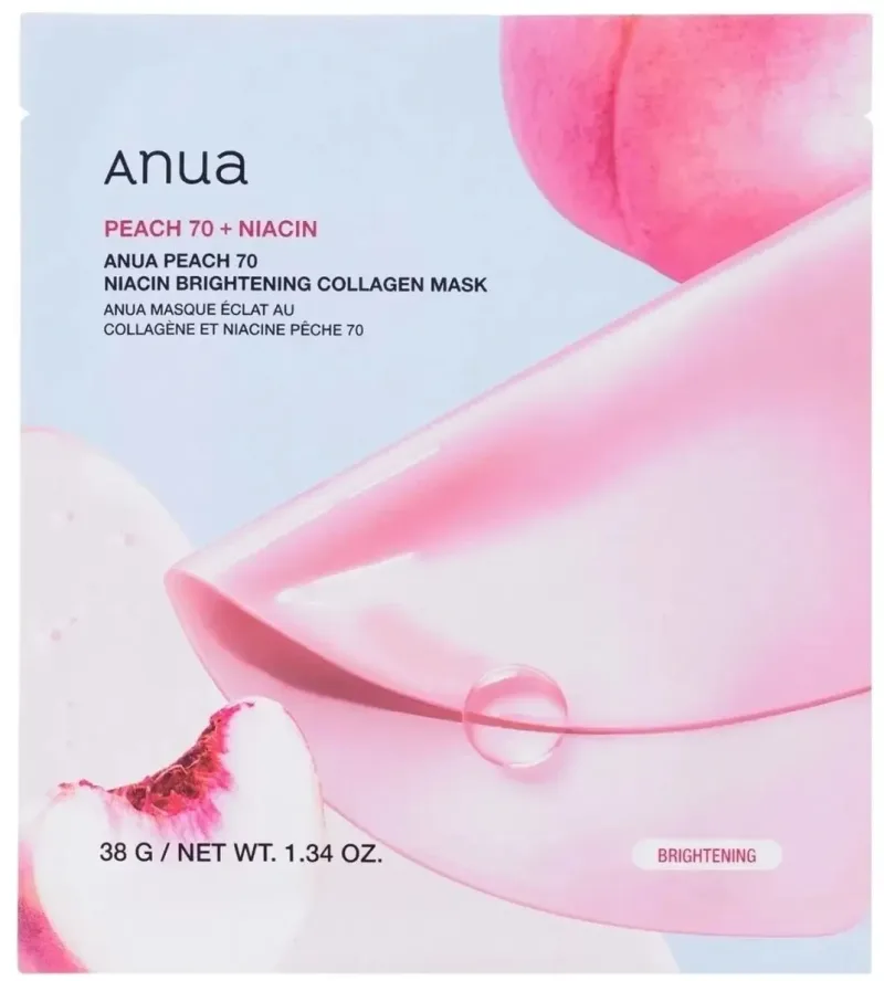 Anua Peach 70 Niacin Brightening Collagen Mask, gel ... — preț și oferte