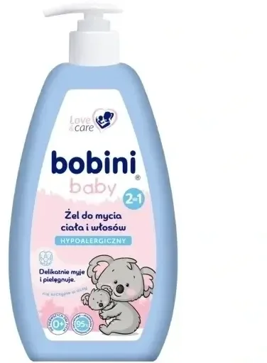 BOBINI Baby Gel de spălare hipoalergenic pentru corp și păr pentru ... — preț și oferte