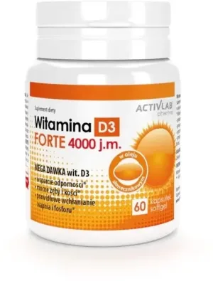ActivLab Pharma Vitamina D3 Forte 4000 UI. 60 capsule