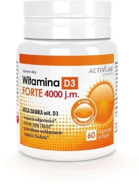 ActivLab Pharma Vitamina D3 Forte 4000 UI. 60 capsule — preț și oferte