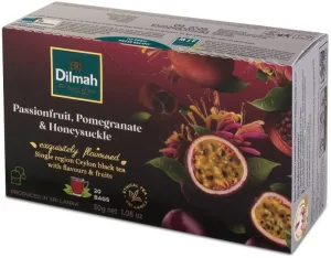 Ceai negru Dilmah Ceylon cu aromă de rodie, fructul pasiunii ...