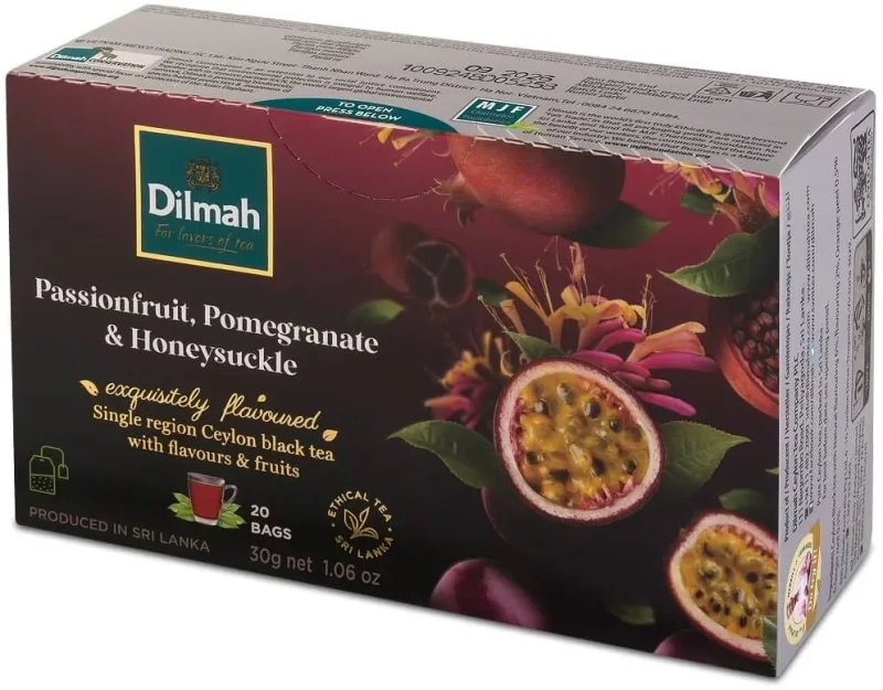 Ceai negru Dilmah Ceylon cu aromă de rodie, fructul pasiunii ... — preț și oferte