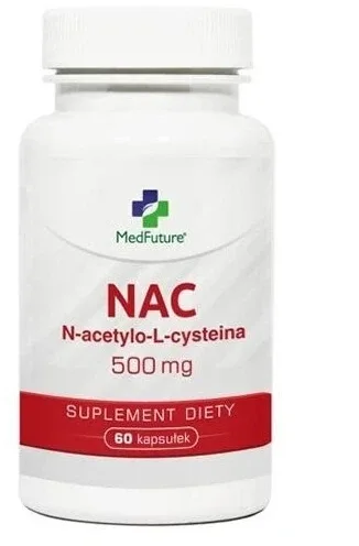 MedFuture NAC N-acetil-L-cisteină 500 mg 60 capsule — preț și oferte