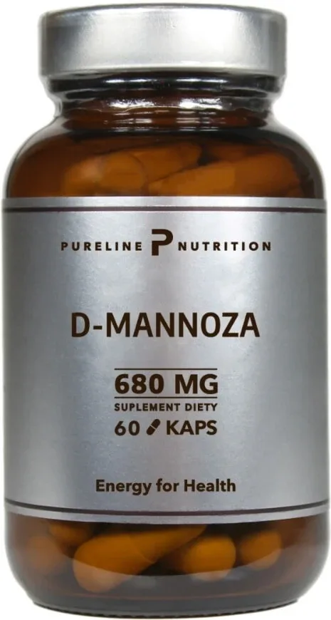 Pureline Nutrition D-Manoză 680 mg, 60 capsule — preț și oferte