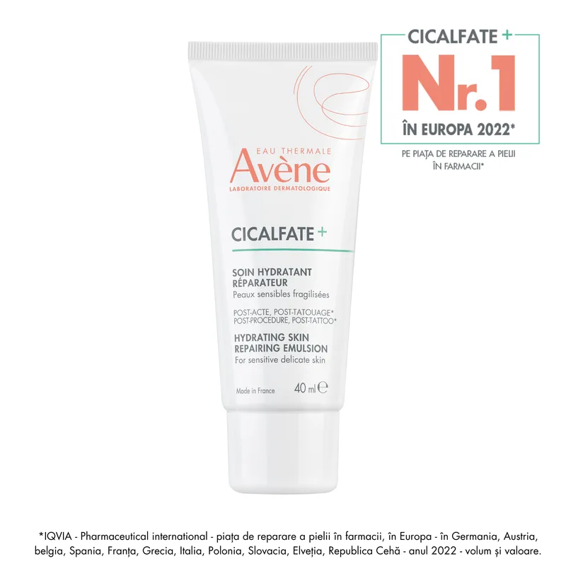 Cicalfate + Emulsie hidratant-reparatoare post-tatuaj, Pierre Fabre | 40ml — preț și oferte