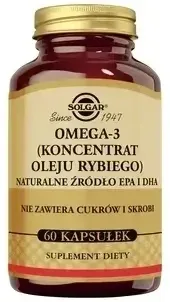 SOLGAR Omega 3 sursă naturală de EPA și DHA 60 capsule