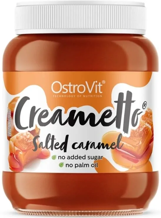 OstroVit Cremă cu aromă de caramel sărat fără zahăr 350 g — preț și oferte