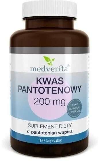 Medverita Acid pantotenic 200 mg 180 capsule — preț și oferte