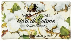 FLORINDA Săpun natural vegetal din flori de bumbac 100 g