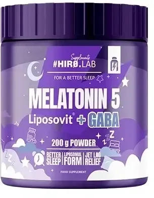 HIRO.LAB Melatonină 5 Liposovit + GABA 200 g — preț și oferte