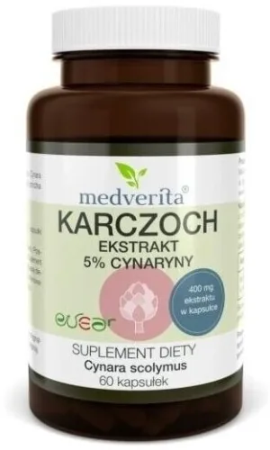 Medverita Extract de anghinare 5% cinarină 60 capsule