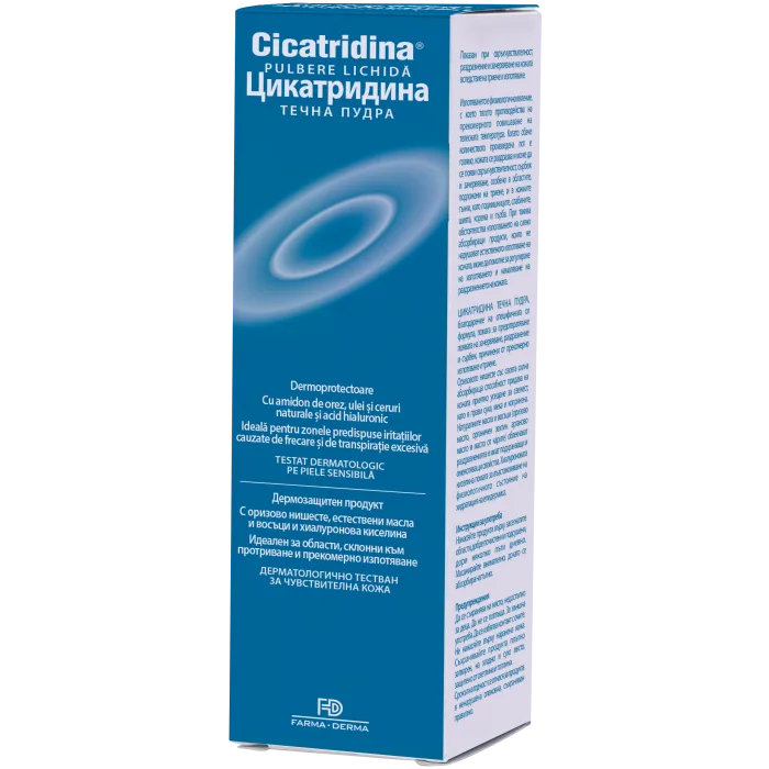 Cicatridina pulbere lichida, Farma-Derma Italia | 120 ml NATURPHARMA — preț și oferte