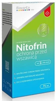 Biocanto Nitofrin protecție împotriva păduchilor 75 ml — preț și oferte