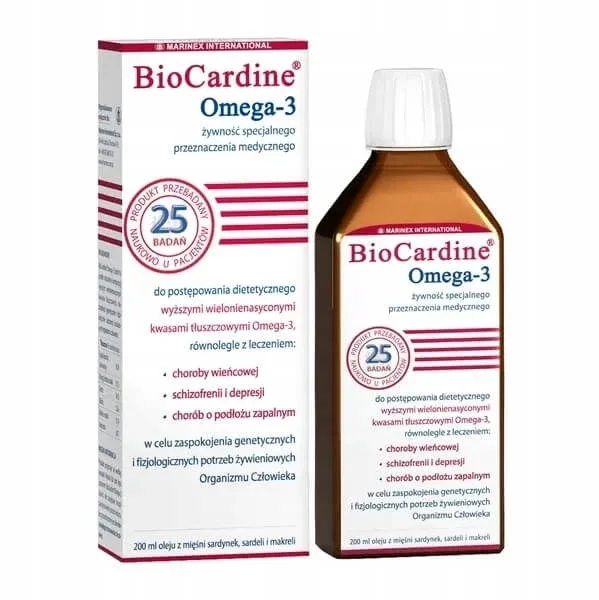 BioCardine Omega-3 Cardio & Neuro Lipids ulei 200 ml — preț și oferte