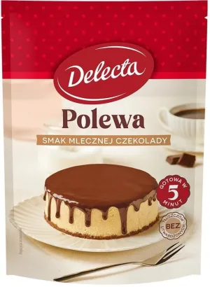 Delecta Topping aromă de ciocolată cu lapte 100 g