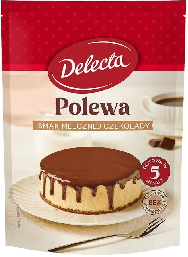 Delecta Topping aromă de ciocolată cu lapte 100 g — preț și oferte