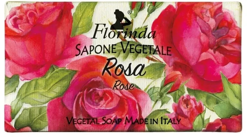 FLORINDA Săpun natural vegetal de trandafir 100 g — preț și oferte